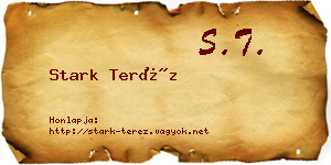 Stark Teréz névjegykártya